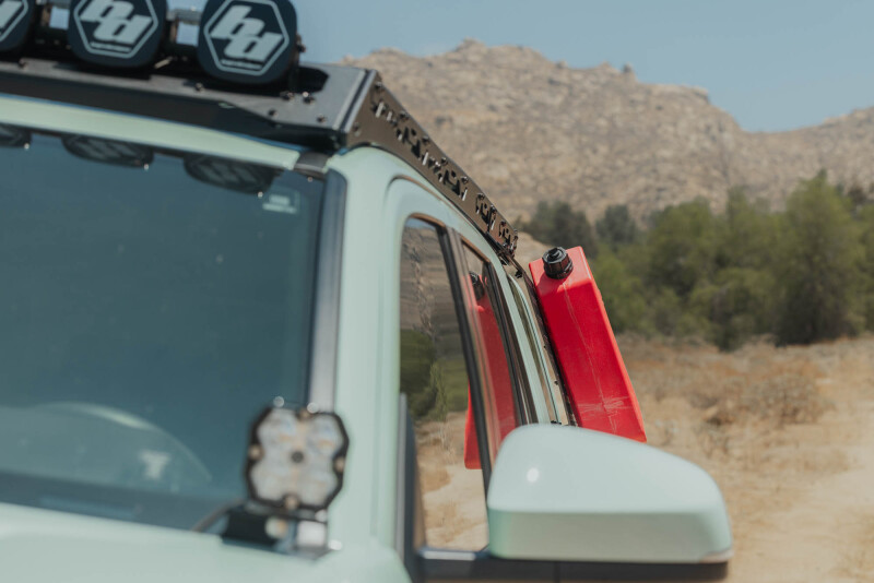 Toyota 4Runner Exterior Window Molle - Driver Side - DV8 Offroad - For DV8 Roof Rack - Black Powder Coated - `25-`26